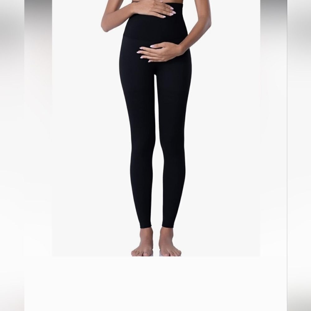 Women's Black Maternity Leggings